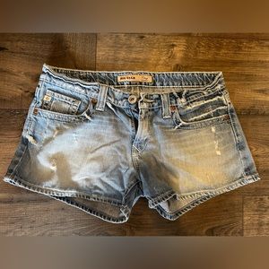 Big star buckle Jean shorts